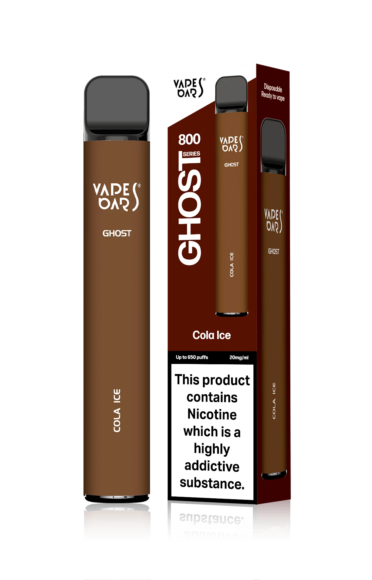 Vapes Bars Ghost 800 Disposable Pen Cola Ice