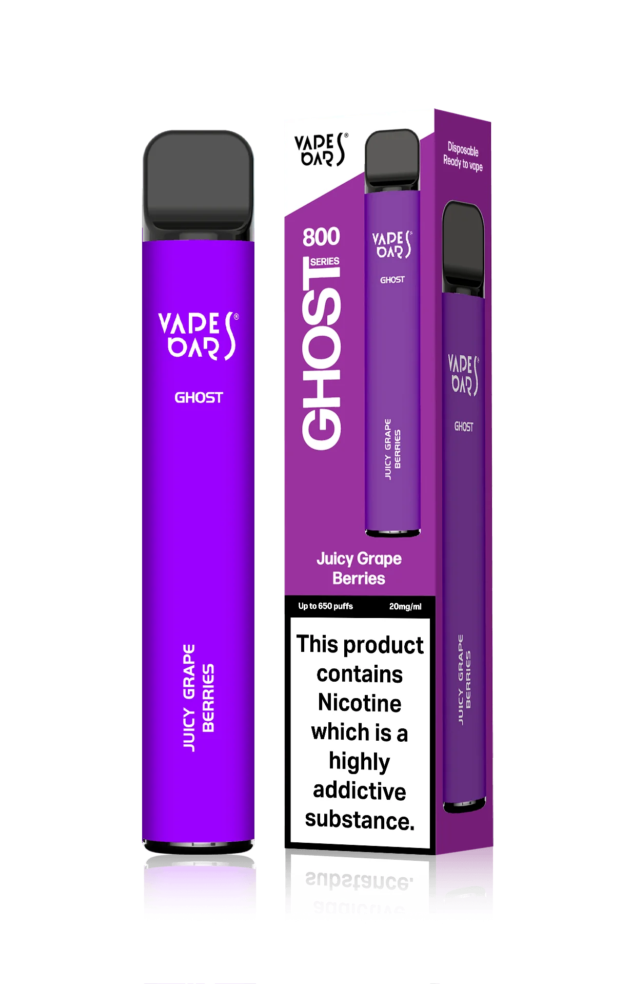 Vapes Bars Ghost 800 Disposable Pen - Sour Apple