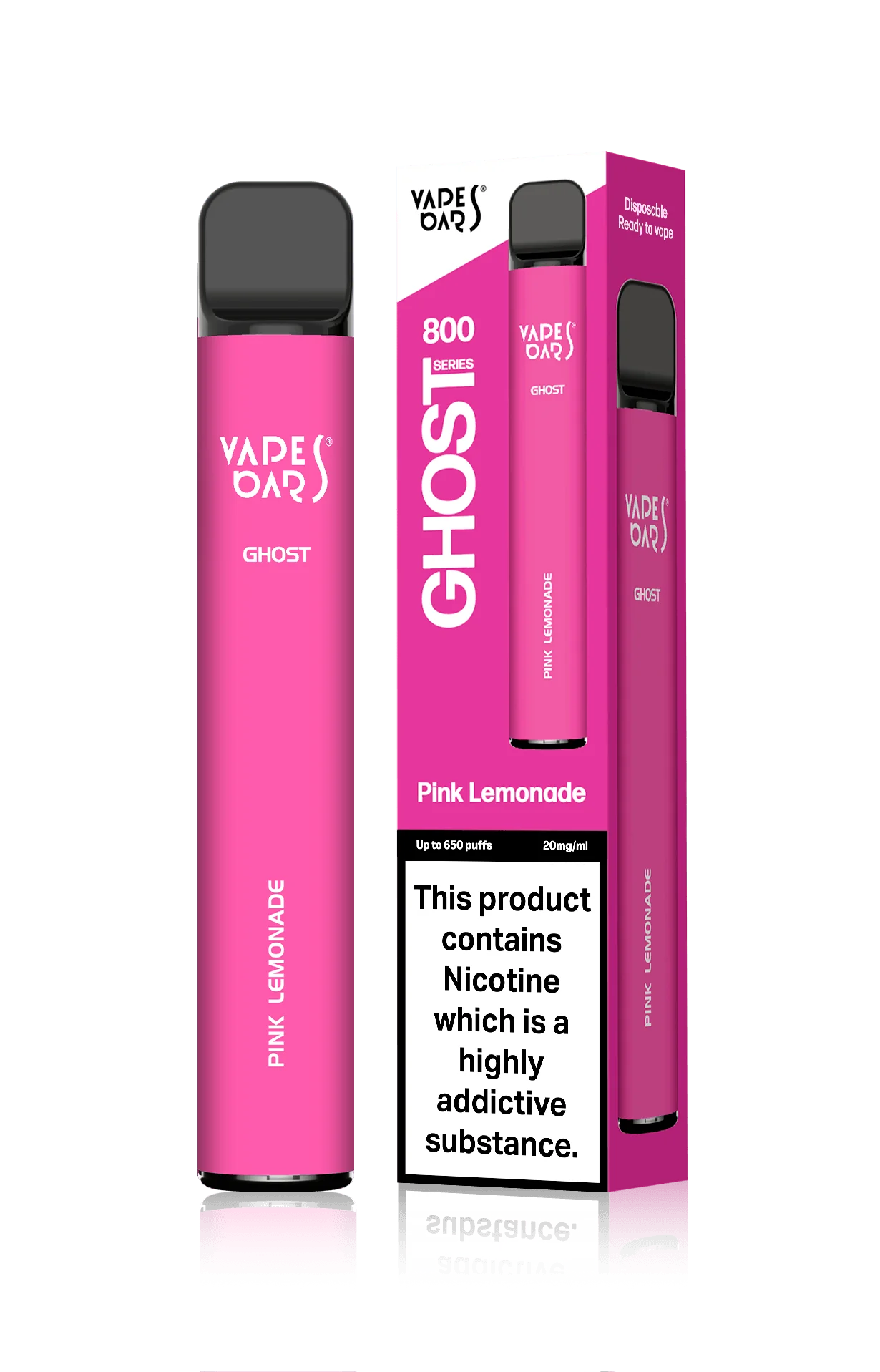  Pink Lemonade | Vapes Bars Ghost 800 Series Disposable Pen - 20mg | 650 Puffs 