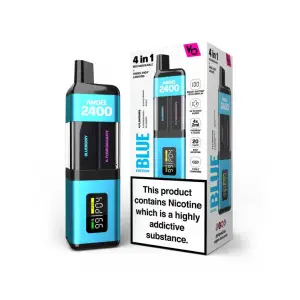 Blue Edition Angel 2400 Rechargeable Disposable Vape by Vapes Bars 20mg