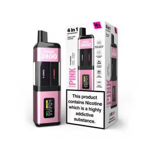 Pink Edition Angel 2400 Rechargeable Disposable Vape by Vapes Bars 20mg