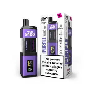 Pruple Edition Angel 2400 Rechargeable Disposable Vape by Vapes Bars 20mg