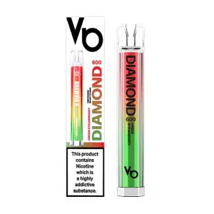 Vapes Bar Diamond Disposable Pen - Green Strawberry - 20mg
