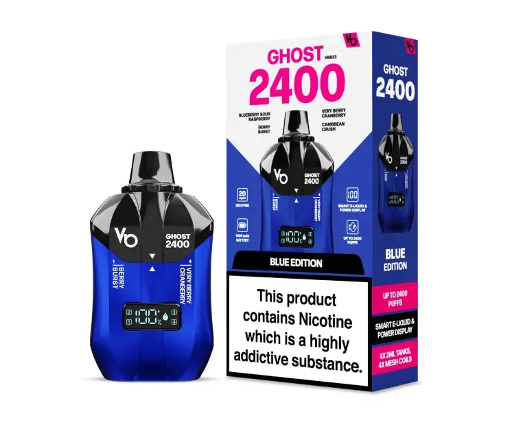 Blue Edition Ghost 2400 4 in 1 Disposable Vape 20mg