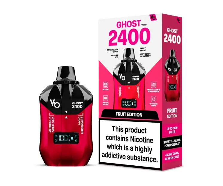 Fruit Edition Ghost 2400 4 in 1 Disposable Vape 20mg