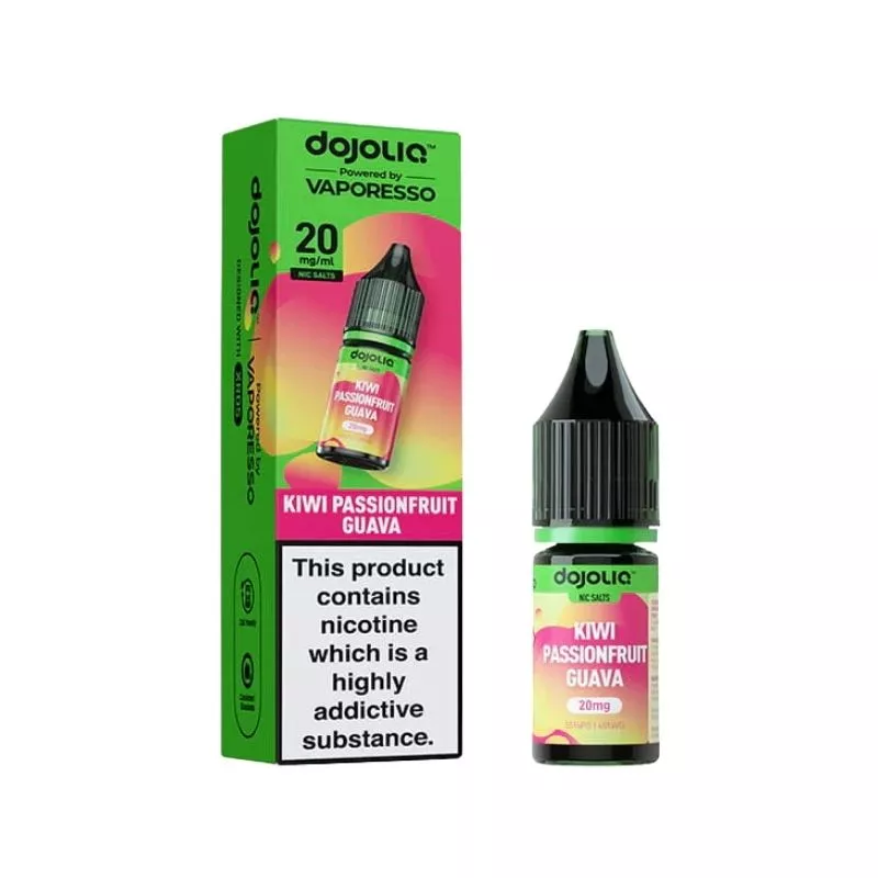 Kiwi Passionfruit Guava Nic Salt E-Liquid by Vaporesso Dojo Liq 10ml