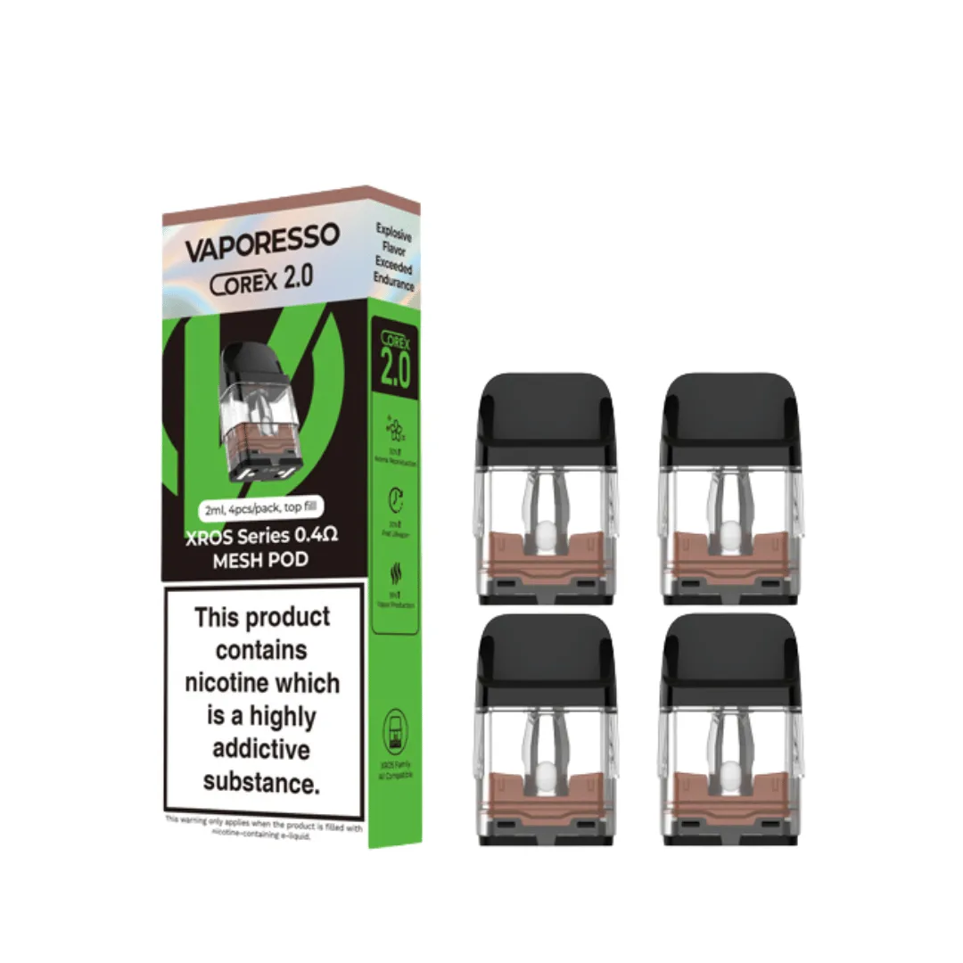 Vaporesso Xros Corex 2.0 Replacement Pods - 0.4ohm | 4 Pack