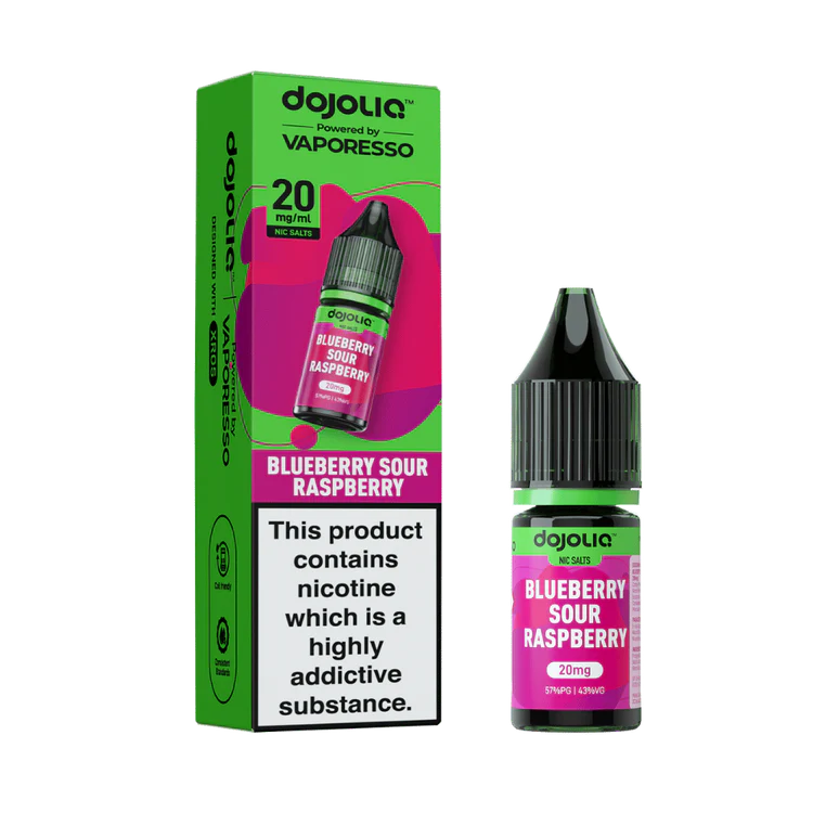 Blueberry Sour Raspberry Nic Salt E-Liquid by Vaporesso Dojo Liq 10ml