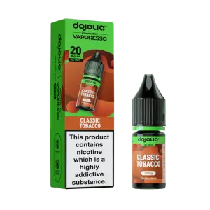 Classic Tobacco Nic Salt E-Liquid by Vaporesso Dojo Liq 10ml