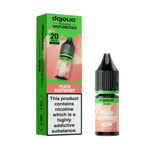 Peach Raspberry Nic Salt E-Liquid by Vaporesso Dojo Liq 10ml