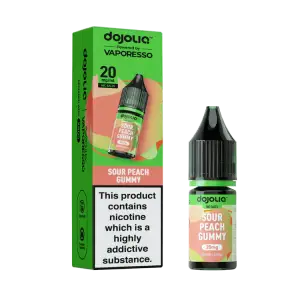 Sour Peach Gummy Nic Salt E-Liquid by Vaporesso Dojo Liq 10ml