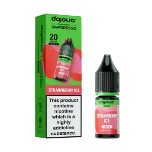 Strawberry Ice Nic Salt E-Liquid by Vaporesso Dojo Liq 10ml