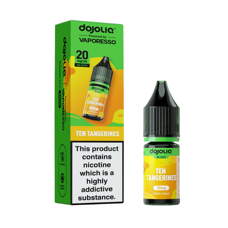 Ten Tangerines Nic Salt E-Liquid by Vaporesso Dojo Liq 10ml
