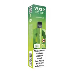 Vuse Go 700 Disposable Vape - Apple Sour | 10mg