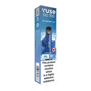 Vuse Go 700 Disposable Vape - Blueberry Ice | 20mg