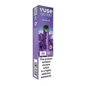 Vuse Go 700 Disposable Vape - Grape Ice | 10mg