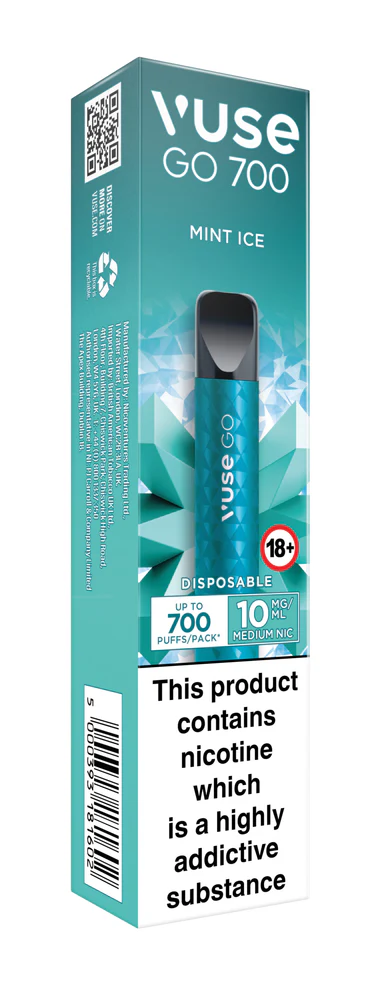 Vuse Go 700 Disposable Vape - Mint Ice | 10mg