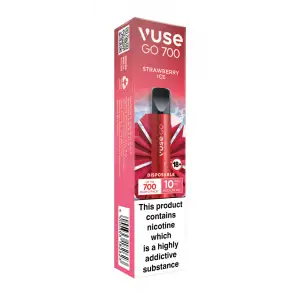 Vuse Go 700 Disposable Vape - Strawberry Ice | 10mg