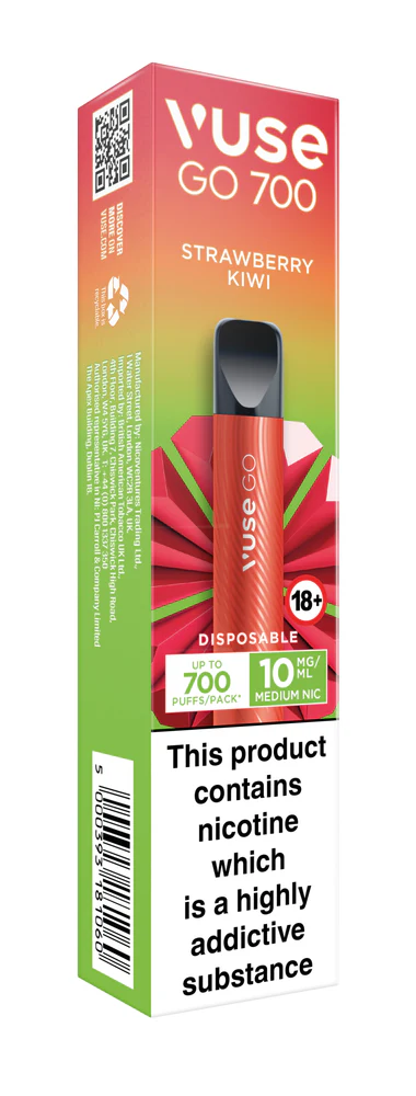 Vuse Go 700 Disposable Vape - Strawberry Kiwi | 20mg