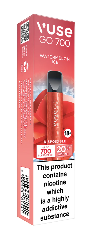 Vuse Go 700 Disposable Vape - Watermelon Ice | 10mg