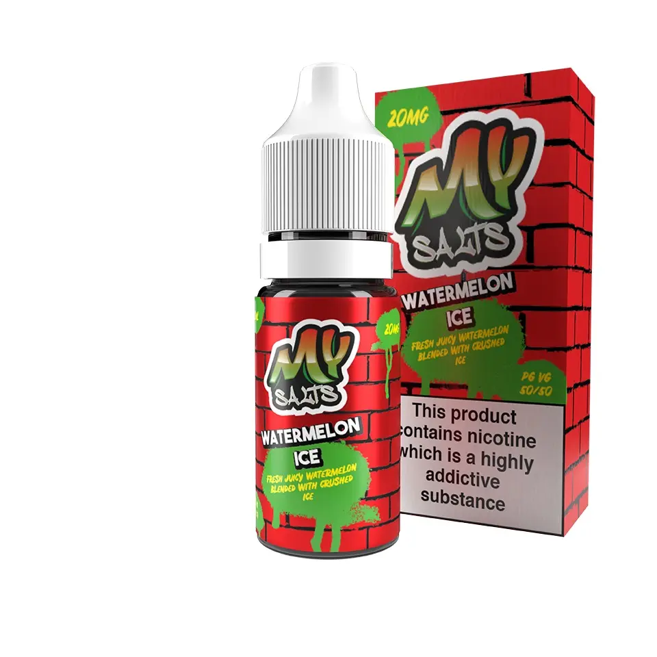  Watermelon Ice Nic Salt E-Liquid by My E Liquids 10ml 