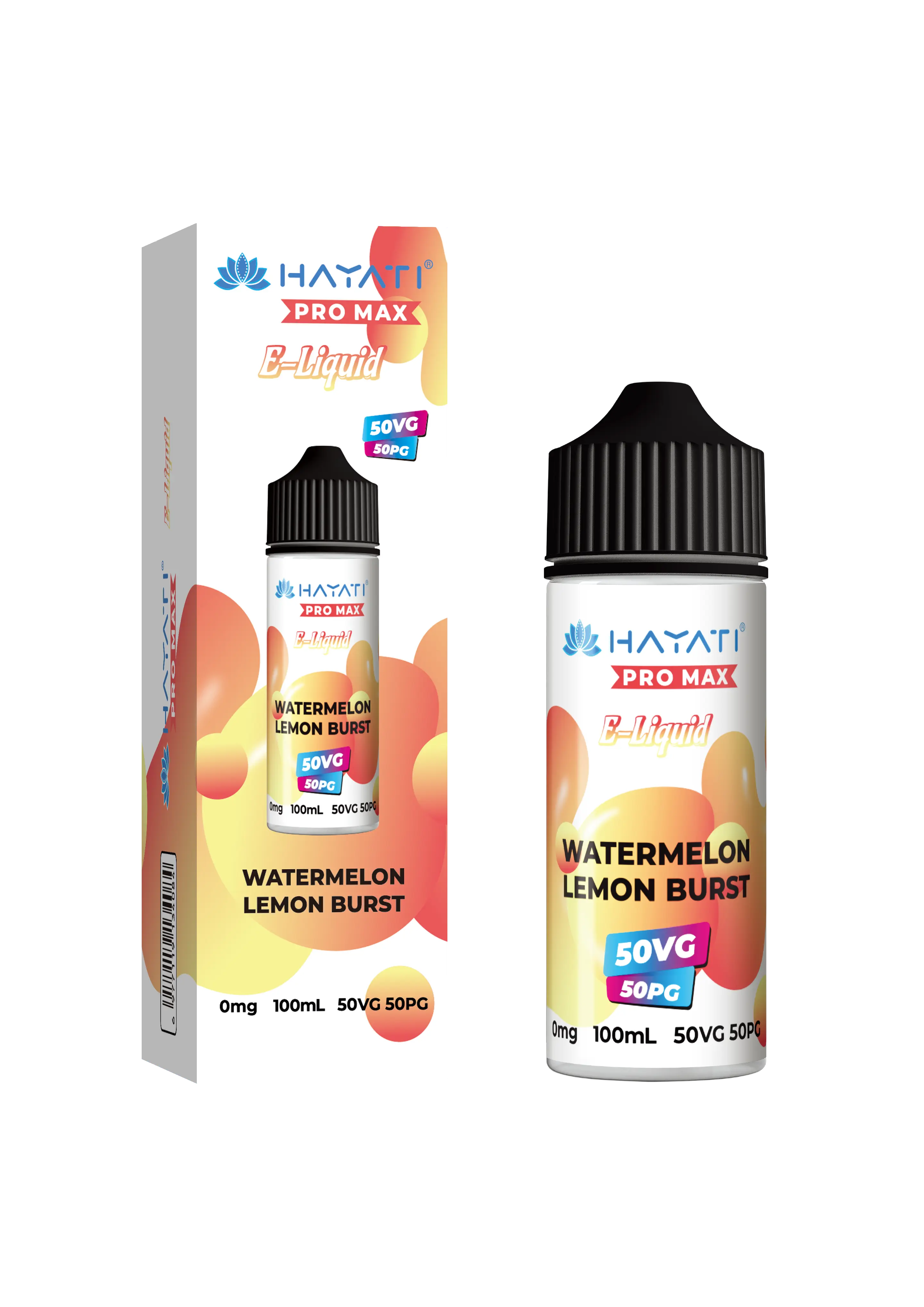Hayati Pro Max Eliquid 50/50 - Watermelon Lemon Burst - 100ml| Vape And Go