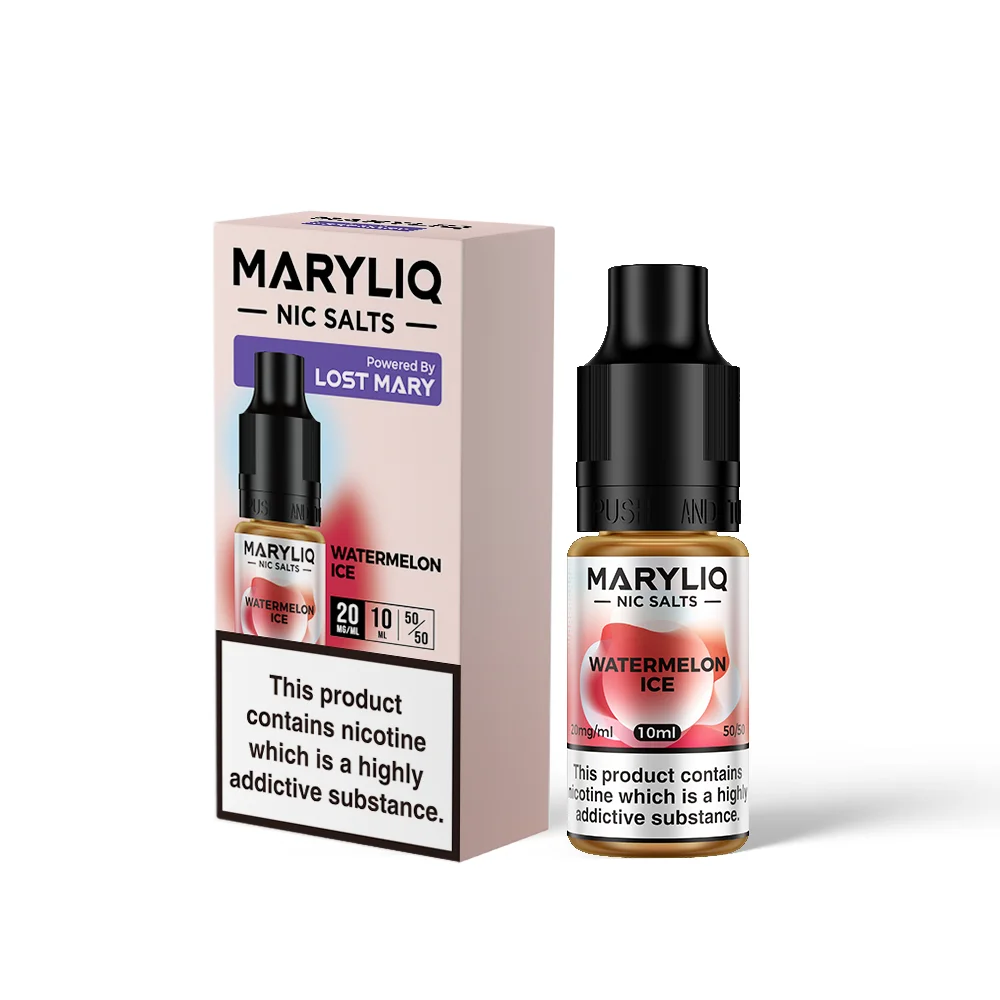  Watermelon Ice Nic Salt E-Liquid by Maryliq Salts 10ml 