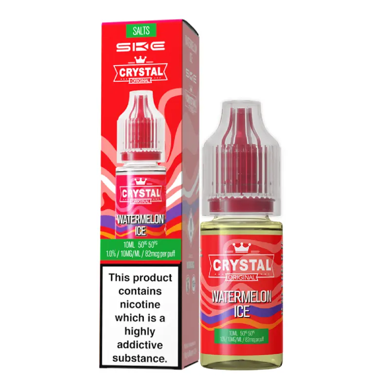 Watermelon Ice Nic Salt E-Liquid by SKE Crystal Original 10ml