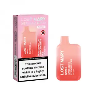  Watermelon Strawberry Ice | Lost Mary BM600 Disposable Vape by Elf Bar 20mg