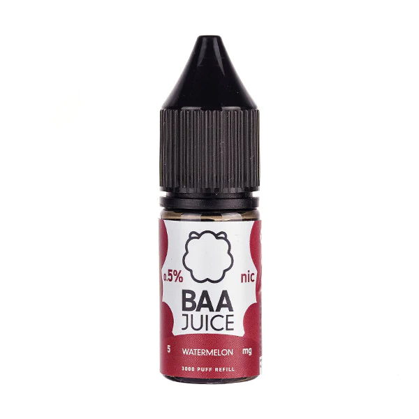  Watermelon Nic Salt Eliquid by Baa Juice 10ml 