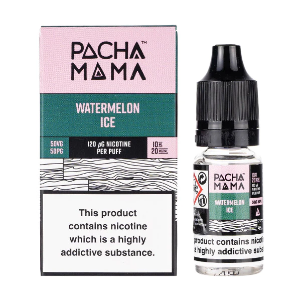  Watermelon Ice Nic Salt E-Liquid by Pacha Mama 10ml  