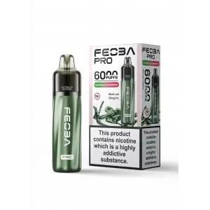 Watermelon Raspberry Feoba Pro 6000 Disposable Vape 20mg