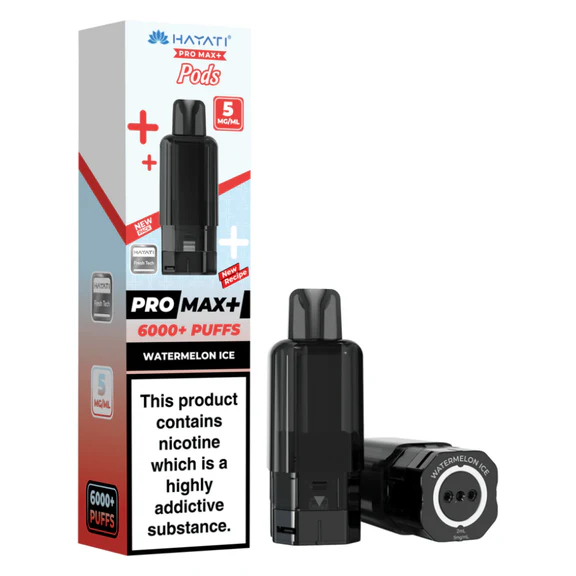  Hayati Pro Max Plus Pods - 5mg | Watermelon Ice