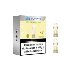 Yellow Hayati Liora Refillable Pods