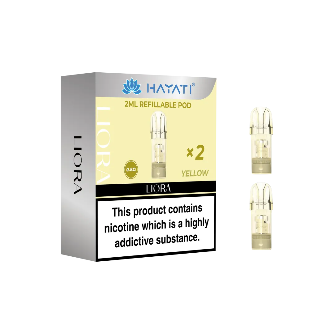 Yellow Hayati Liora Refillable Pods