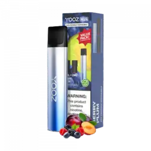 Yooz Mini Eco Friendly Disposable Vape - 600puffs - Berry Plum