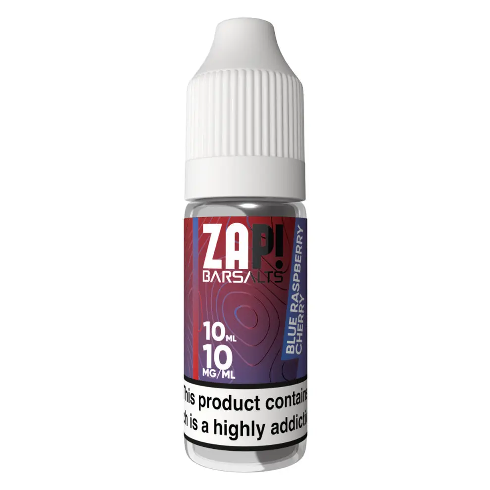  Blue Raspberry Cherry Nic Salt E-Liquid by Zap Bar Salts 10ml 