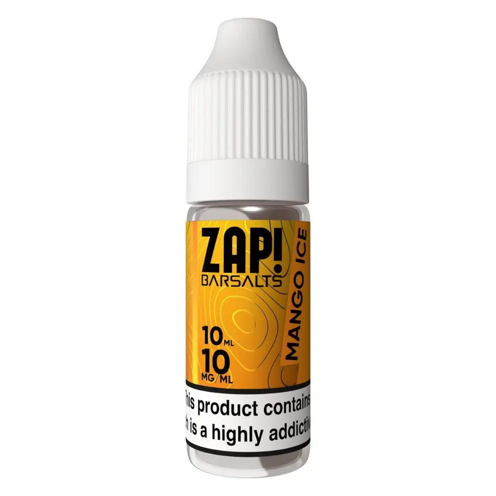  Mango Ice Nic Salt E-Liquid by Zap Bar Salts 10ml 