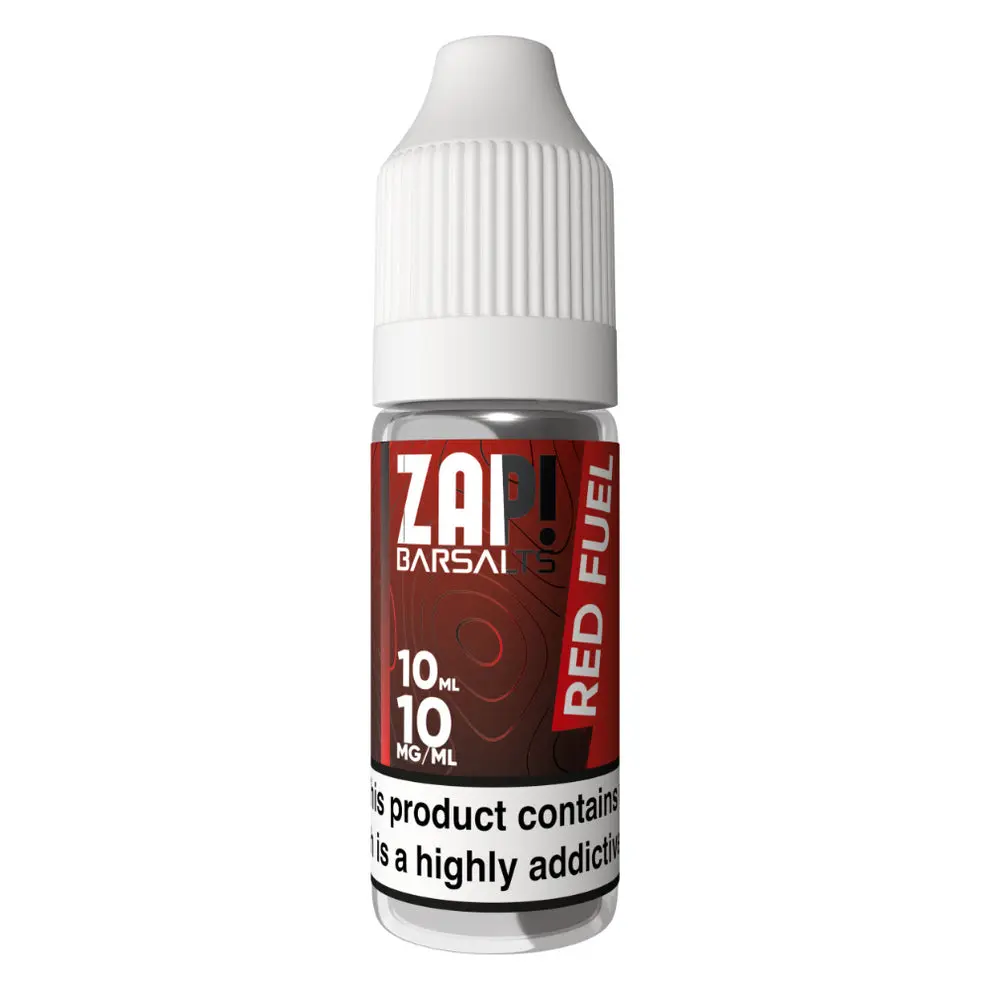 Red Fuel Nic Salt E-Liquid by Zap Bar Salts 10ml 