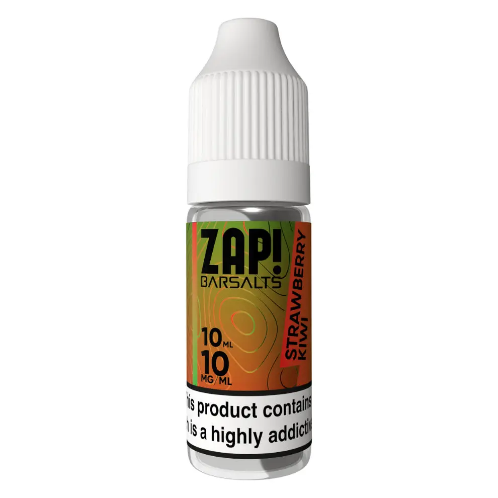 Strawberry Kiwi Nic Salt E-Liquid by Zap Bar Salts 10ml 