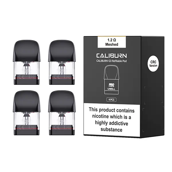 uwell caliburn 6000 Uwell Caliburn G3 Replacement Pod (Pack of 4)