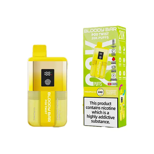 Pineapple Raspberry Vape Pineapple Ice/ Strawberry Raspberry Cherry Ice Bloody Bar Ultra Twist ...