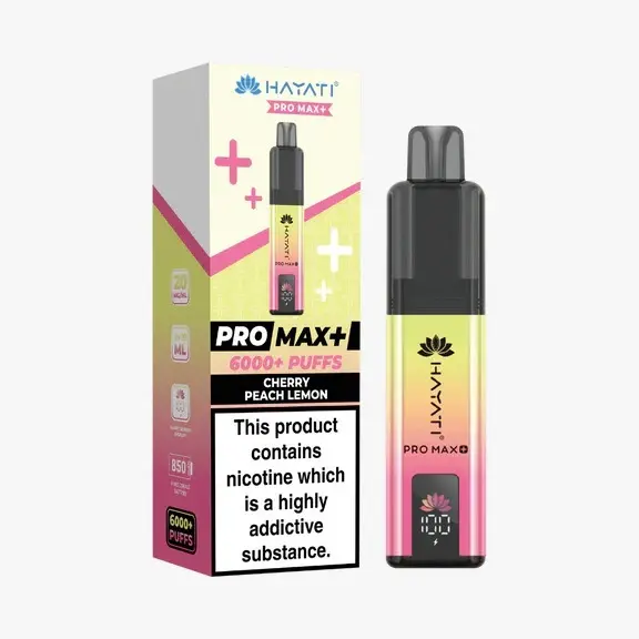 Cherry Peach Lemon Hayati Pro Max Plus 6000