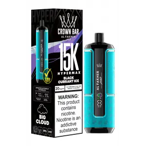 Al Fakher Crown Bar 15K Hypermax Disposable Vape Kit 20mg