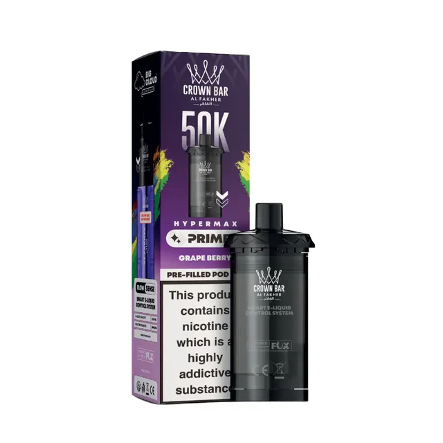 Grape Berry Al Fakher Hypermax Prime 50K Prefilled Pod