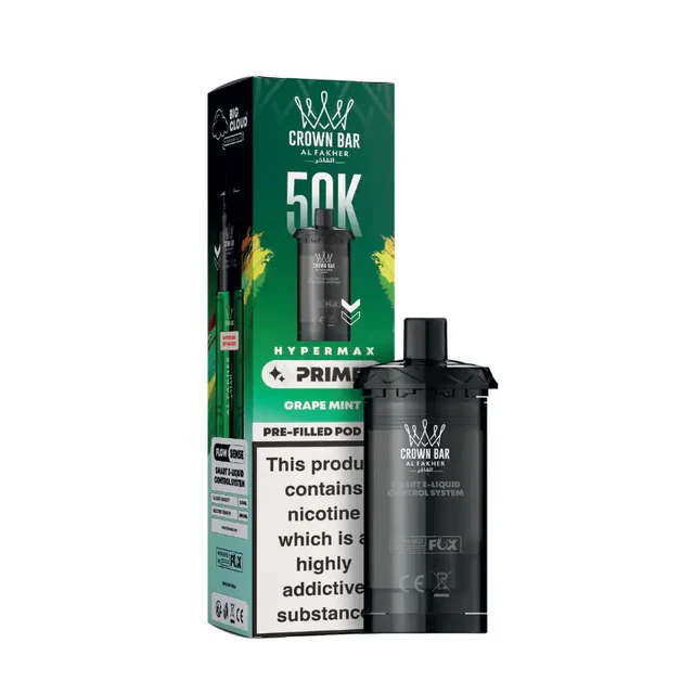 Grape Mint Al Fakher Hypermax Prime 50K Prefilled Pod