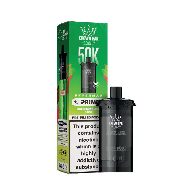 Watermelon Kiwi Al Fakher Hypermax Prime 50K Prefilled Pod