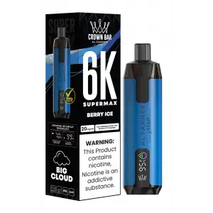 Al Fakher Crown Bar 6K Supermax Disposable Vape 20mg