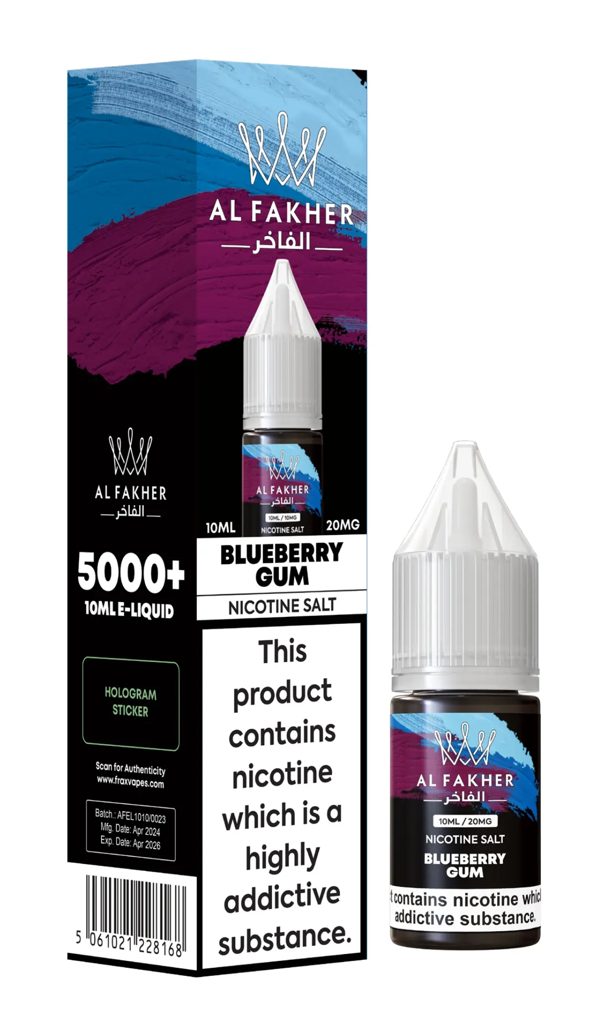 Blueberry Gum Nic Salt E-Liquid by Al Fakher 10ml