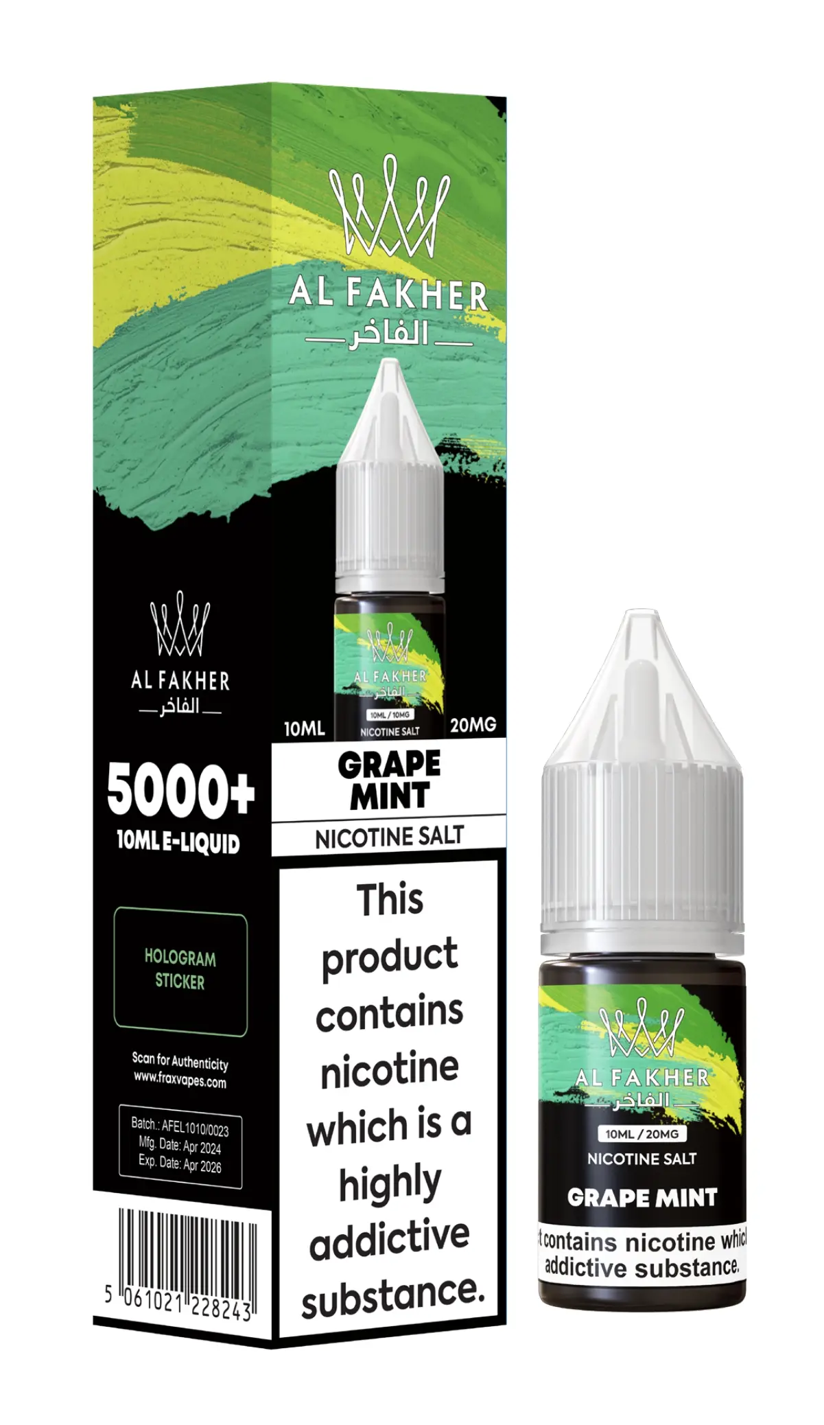 Grape Mint  Nic Salt E-Liquid by Al Fakher 10ml